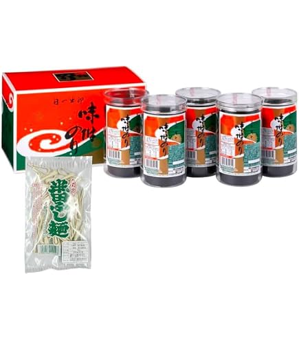 Amazon.co.jp: 大野海苔 味付け卓上のり 5本セット | 有明海産, 上級品